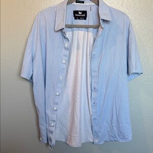 Buttercloth XL slim fit Men's Sky Blue Casual Button Down Shirt